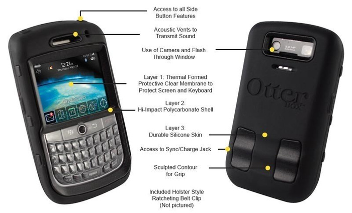 Etui OTTERBOX Defender Futerał Pokrowiec Blackberry 8900 Curve