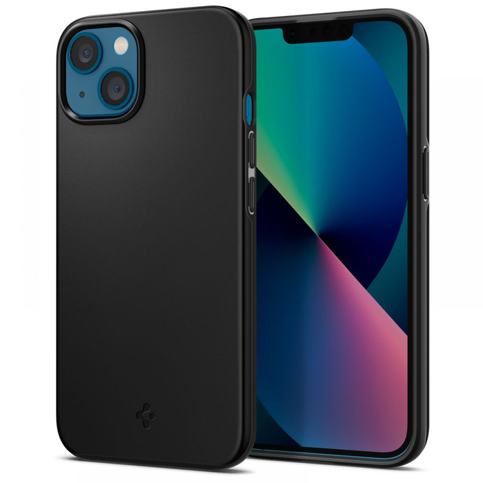 Etui Spigen iPhone 13 Thin Fit  Black Case