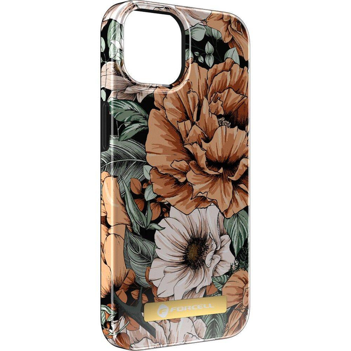 FORCELL F-PROTECT Mirage futerał kompatybilny z MagSafe do IPHONE 15 Plus bloom bush