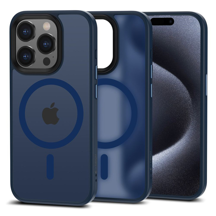 Etui Tech-protect Magmat Magsafe iPhone 15 Pro Max Matte Navy Case