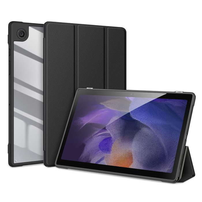Dux Ducis Toby pancerne etui z klapką Smart Case do Samsung Galaxy Tab A8 10,5'' 2021 z uchwytem na rysik czarny
