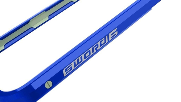 Etui LJY Sword 6 iPhone 6 6S Aluminium Bumper Ramka Niebieski