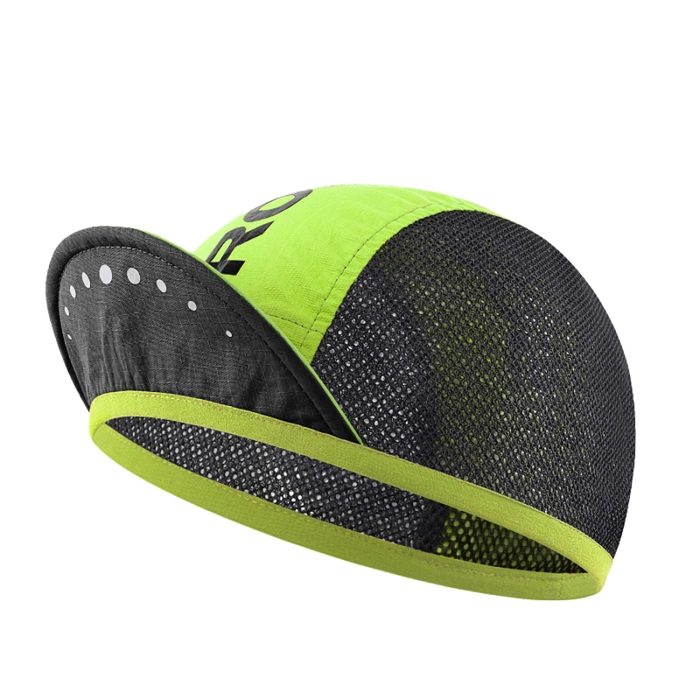 Czapka kolarska Rockbros rowerowa z daszkiem, pod kask - zielona
