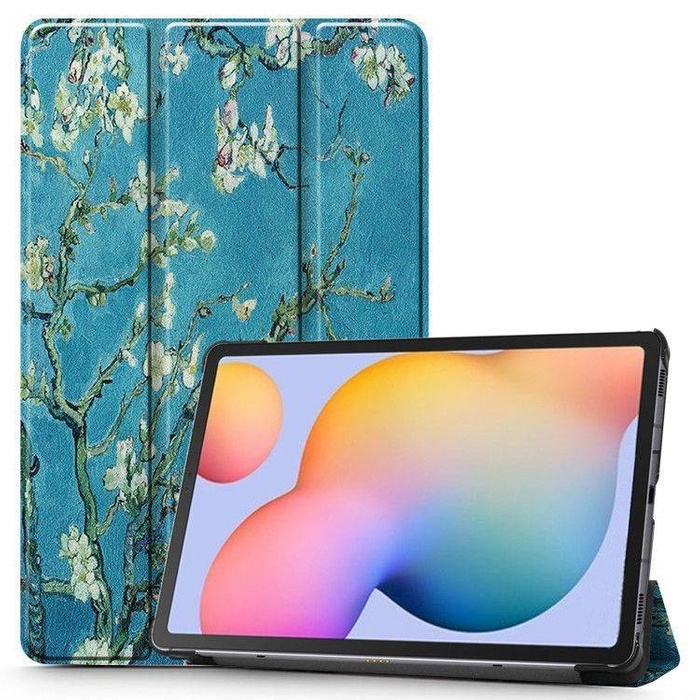 Etui TECH-PROTECT Smartcase Galaxy Tab S6 Lite 10.4 P610/p615 Sakura Niebieskie Case
