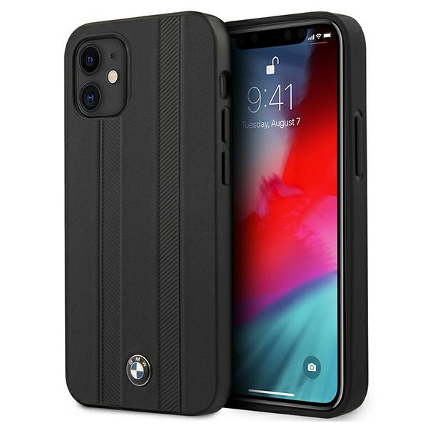 Etui BMW Apple iPhone 12 Mini Signature Seat BMHCP12STTBK Czarny Hardcase