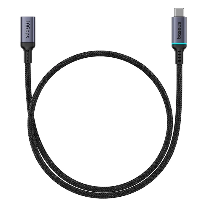 Kabel przedłużający Baseus 10Gbps 0.5m czarny